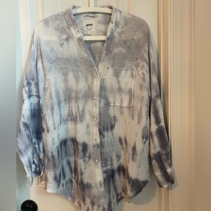 Aerie Pool to Party Coverup Shirt XXS